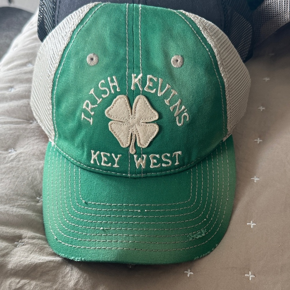 Irish Kevin’s Key West Green and Tan Men's Cap